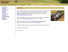 Tablet Screenshot of biohof.de